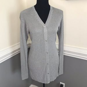 ISDA & CO silver women’s size small cardigan sweater